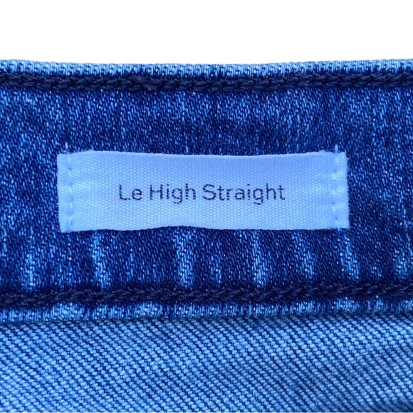 Frame Denim Le High Straight Released Hem Jeans Carl Wash Women’s Size 29 - Picture 7 of 12